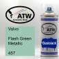 Preview: Volvo, Flash Green Metallic, 457: 400ml Sprühdose, von ATW Autoteile West.